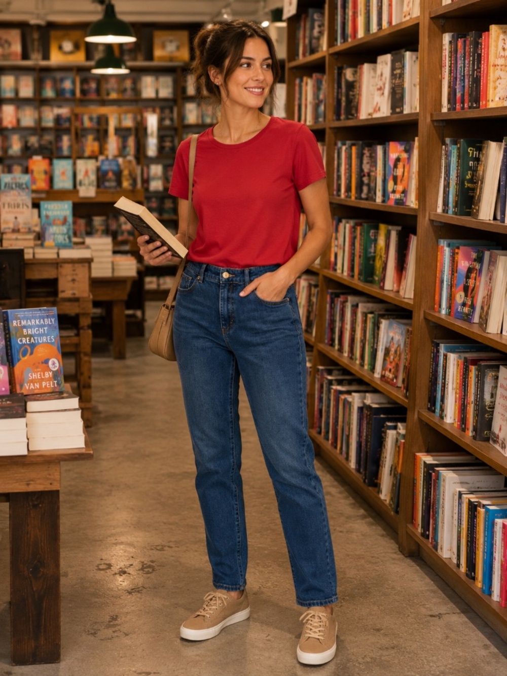 Classic Mid-Rise Straight Leg Jeans